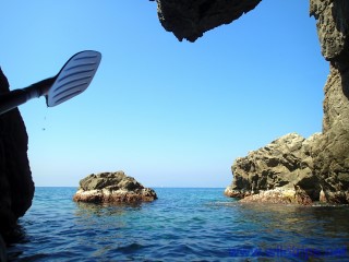 By kayak to Sestri Levante
